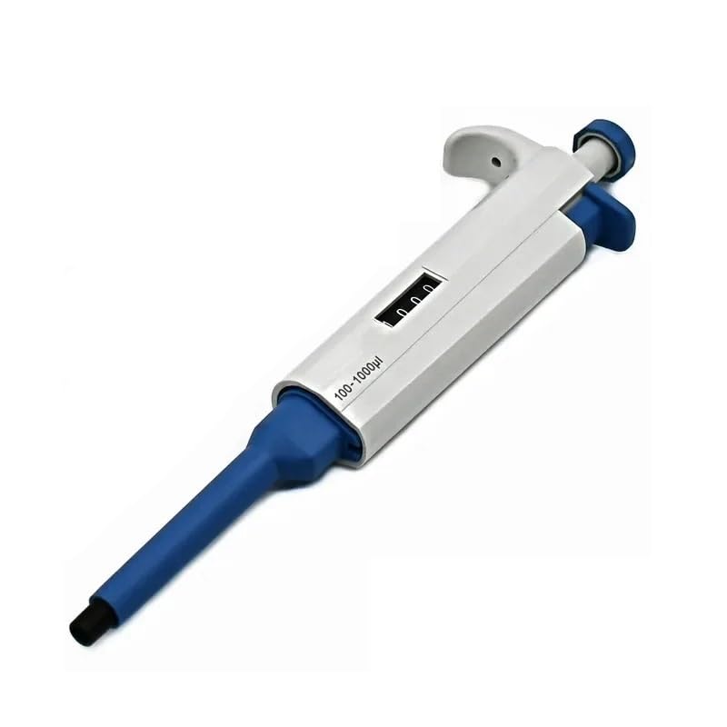 Single Channel Manual Adjustable TopPette Pipette 2-10ml Pipettor Pipet 0.1-2.5ul/0.5-10ul/20-200ul/100-1000ul Come with Tips(20-200 ul)