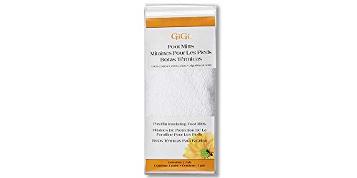 GiGi Paraffin Insulating Foot Mitts, 1 Pair, 100% cotton