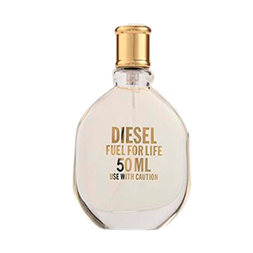 Diesel Fuel for Life, Eau de Parfum Donna, 50 ml, Profumo Floreale Cipriato