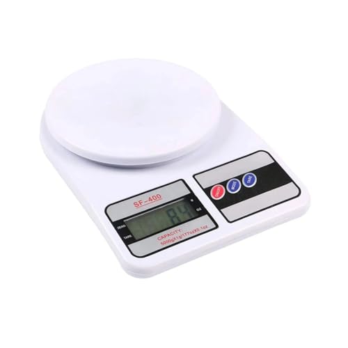 Insidis Portable Digital Weighing Scale 10 Kg Capacity For Home & Kitchen | Stainless Steel Tray | High Precision Sensor | Tare Function | 1g Accuracy...