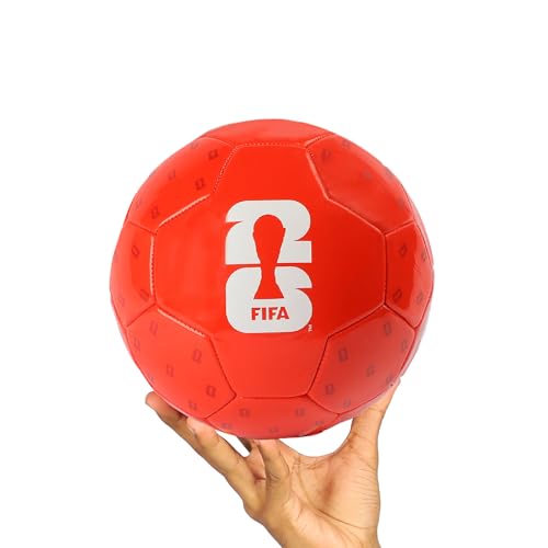 Image of Hamleys FIFA World Cup 2026 Official Licensed Merchandise | Size 5 Football | Classic Red