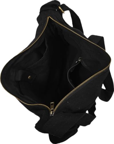 Image of ROUGH Canvas Cotton messenger bag.15'' Lap top. Large size 36x27x11 cm(12Ltr) Metal zipper closure. Allround pockets. Vintage look. Antique fittings.Sustainable