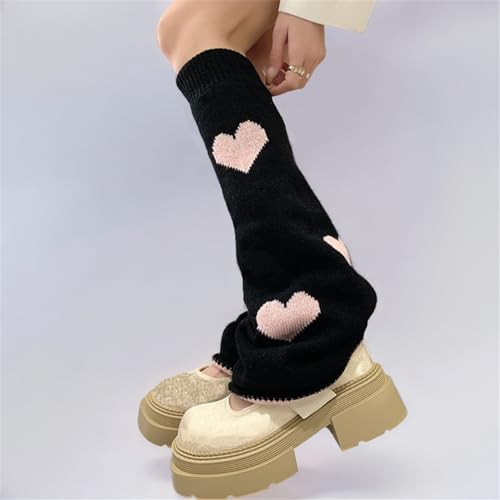 Goth Leg Warmers Women Cute Y2k Harajuku Punk Rave Emo Grunge Winter4