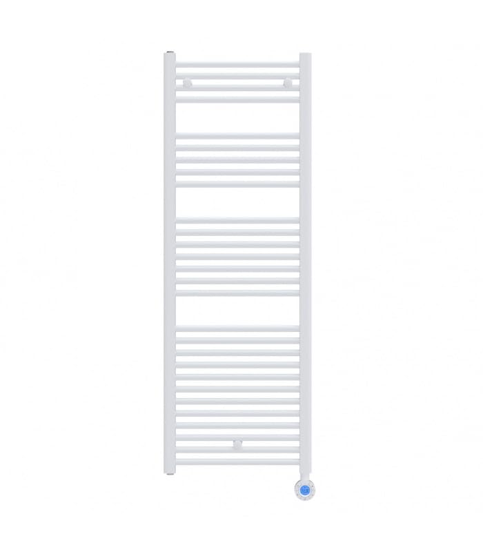 facula - Radiador Toallero Eléctrico Fluido Blanco Programable 850w | Boost 2h | Ventanas Abiertas | Bloqueo de Teclado