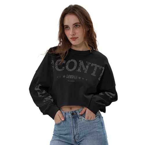 Sweat à capuche court idéal pour un look décontracté de week-end en automne