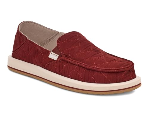 Mocassin Sanuk Donna Quilted toile matelassée chaussure légère femme
