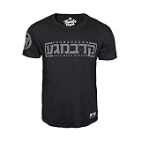 100% algodón Thumbsdown Pulgares Down Krav Maga Camiseta Gladiato Blodline. MMA. Gimnasio Entrenamiento. Marcial Artes Informal - Negro, XXL