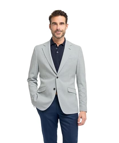 Veste pied-de-poule coupe ajustée style décontracté chic pour homme