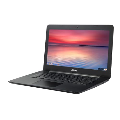 ASUS Chromebook C300 13.3 Pouces HD (Celeron Dual Core Processeur 1.6 GHz, 4GB RAM, 32G eMMC) ChromeOS – Clavier AZERTY Français - Noir