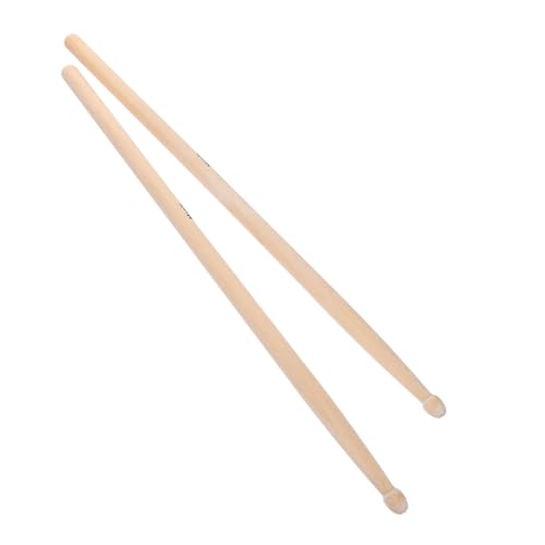 2 piezas de baquetas profesionales de madera para principiantes, agarre cómodo, adecuadas para diversos estilos de batería y práctica estudiantil miniatura 1