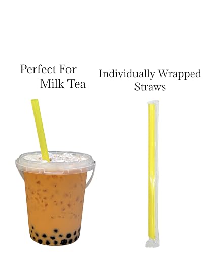 200 Pitillos Jumbo Multicolores para Smoothie 22.3 cm miniatura 2