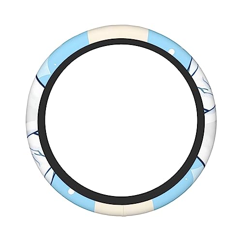 Snow-Capped Mountains Car Steering Wheel Cover, Universal 15 Inches (Approx. 38.1 Cm) Fits Most Cars, for Both Men and Women