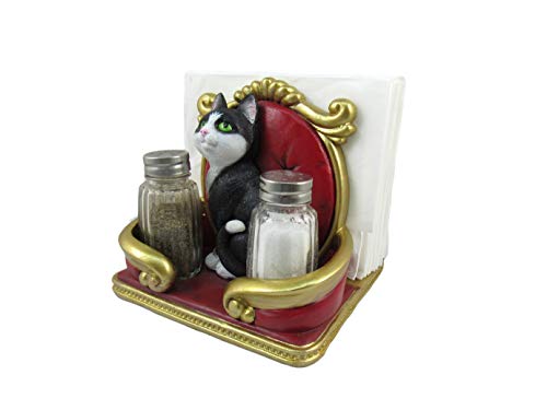 World of Wonders - Meow & Forever Series - Royal Catering - Collectible Decoratieve Smoking Kat Servethouder Zout… - Afbeelding 3
