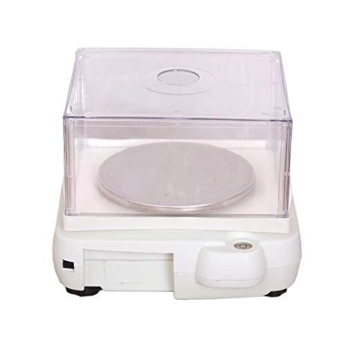 Balanza electrónica de precisión de 0,001 g para Laboratorio, balanza mecánica, báscula para Pesar Joyas, función de Tara y Piezas, 500 g/0,001 g,500g/0.001g