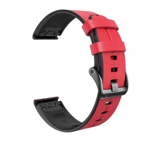 Correa de cuero de 22 mm y pulsera de liberación rápida para pulsómetro deportivo 945