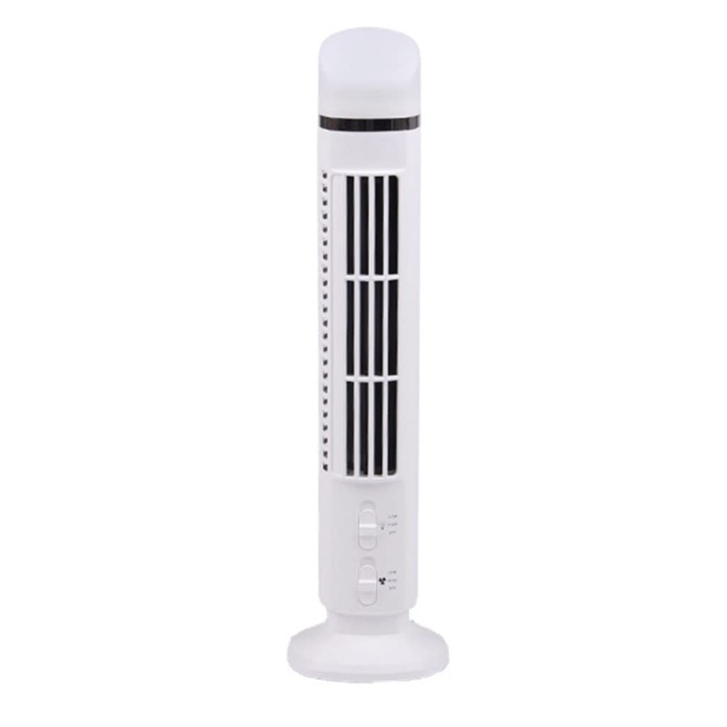 Ventilateur de table sans pales USB oscillo-battant et silencieux pour la maison