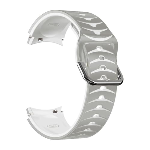 Correa de silicona pulsera Galaxy Watch 6 5 4 44mm 40mm 4Classic beige