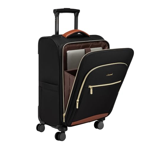 LOVEVOOK Carry on Luggage 22x14x9 Airline Approved,