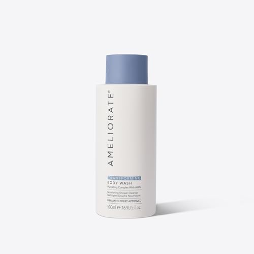 AMELIORATE Transforming Body Wash 500ml for Keratosis Pilaris (KP), Rough & Dry Skin | Hydrating Soap-Free Cleanser with Omega Oils | Dermatologist Approved & Pregnancy Safe