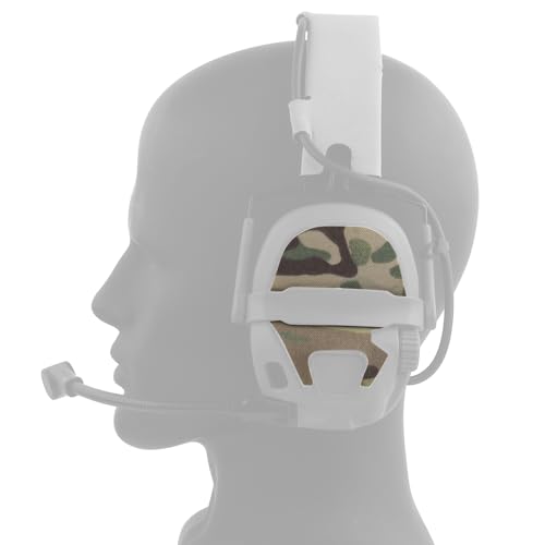 Image of Next Gen Hook & Loop Panels + Fuzz Cover Set compatible with Ops-Core AMP Headsets