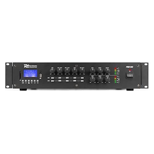 Power Dynamics PRM1202 100V versterker met Bluetooth - 2-zones - 2x 120W - Image 5
