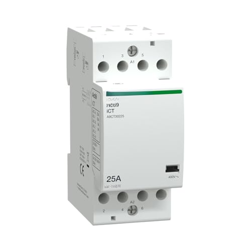 Contacteur AC TIC 2P 25A pour tableau électrique domestique