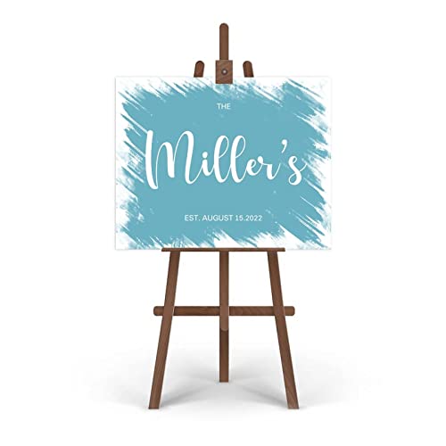 Décoration de table mariage panneau calligraphie pour fête prénuptiale