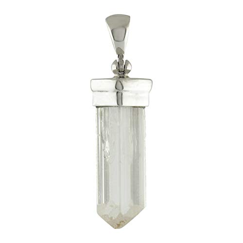 Starborn Cap Set Natural Crystal Pendant in Sterling Silver