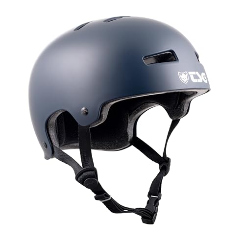 Casco Evolution Solid TSG Azul Noche Satén Talla S/M de Patinete Eléctrico