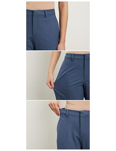 Image of Symbol Premium Women's Wide Leg 4-Way Stretch Formal Trousers | Flexi-Waist | Waistband Gripper | Desk-to-Dinner (Available in Plus Sizes)