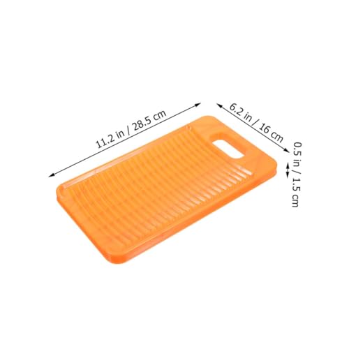 BUTIFULSIC Wash Board for Laundry 2pcs Plastic Washboard Hand Washing Easy to Clean Maintain Home Use