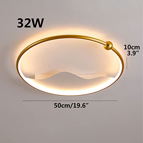 Plafonniers de luxe économiques LED installation rapide or