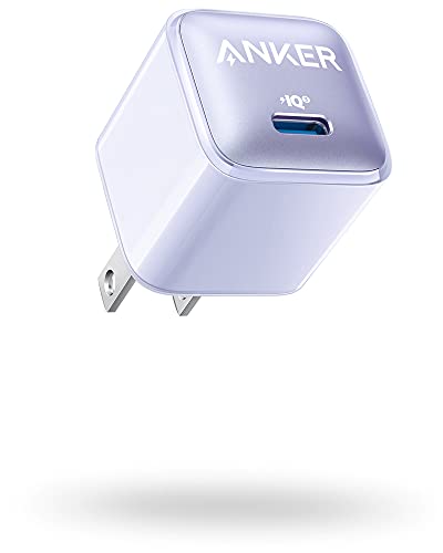 Anker 511 Charger (Nano Pro), Anker Nano Pro, 20W PIQ 3.0 Durable Compact Fast Charger, USB C Charger for iPhone 12/12 Mini/12 Pro/12 Pro Max/11, Pixel 4/3, iPad Pro, and More (Cable Not Included)