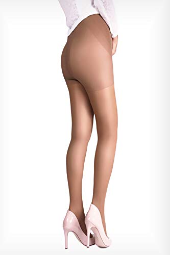 Mila Marutti Maternity Pantyhose Pregnancy Tights Over The Belly Motherhood Hosiery (M, Natural) #TOP1