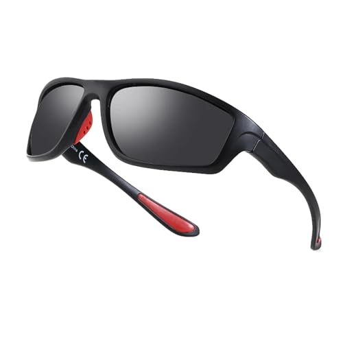 Lunettes de soleil polarisées sport pour hommes verres solaires UV400