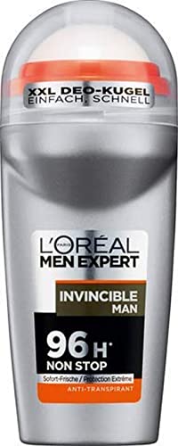 Men Expert Invincible Sport Deo Roll-On, mit 96h langanhaltendem Trockenschutz, ohne Alkohol, 50 ml
