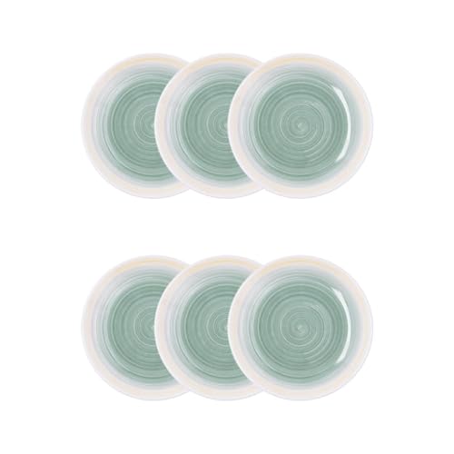 Quid Velvet Set 6 Platos Postre Ceramico 19cm Otras Ceramicas Apto Microondas Apilable