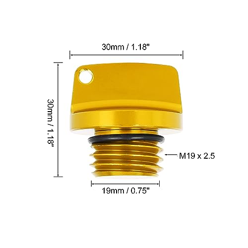 Tapón de aceite de válvula universal para evitar fugas en moto 4