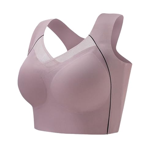 Soutien-gorge de sport push-up résistant aux chocs avec côtés élargis