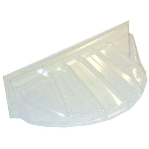Keliejnese Polyethylene Lightweight Reversible Bubble Window Well Cover 42 in.Length x 15 in.Height x 17 in.Depth