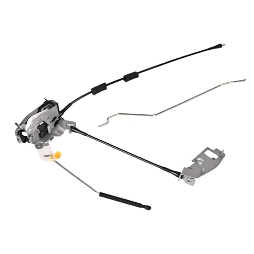 Image of Rear Right Door Lock Latch Assembly with Cable & Rod Door Latch Compatible with Ford 1992-2019 E150 E250 E350 Replaces OE#8C2Z-15431A02-C 6C2Z-15431A02-AA