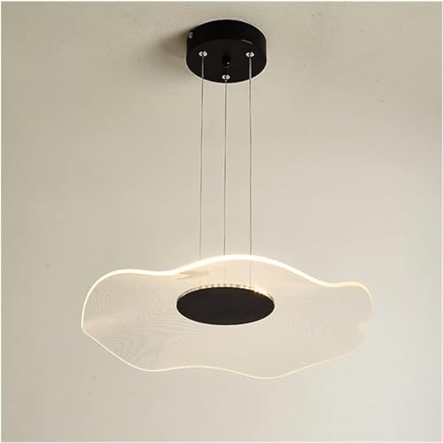 Lampe de chandelier LED moderne luminaire suspendu acrylique or