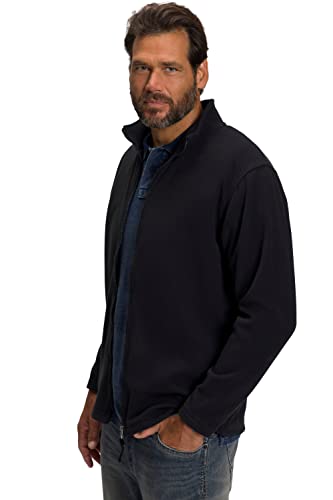 JP 1880 Fleecejacke, Abrigo para Hombre, Negro (Schwarz 10), 6XL
