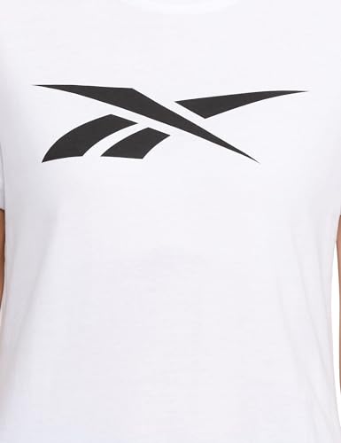 Reebok Vector Graphic tee Camiseta, White, S para Mujer