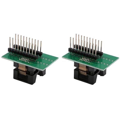 Socket programador SSOP20 a DIP20 de alta durabilidad con paso calibrado de 0.65 mm 3