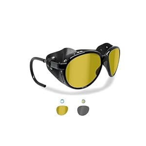 BERTONI Polarized Sunglasses for Mountain Hiking Trekking Glacier Snow mod. CORTINA Italy Shiny Black