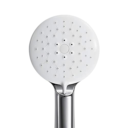 Cabezal de Ducha Manual ABS Blanco y Cromo miniatura 7