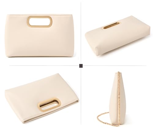 Image of Women's Woven Evening Bag Casual Leather Shoulder Handbag Fashion Clutch Purse