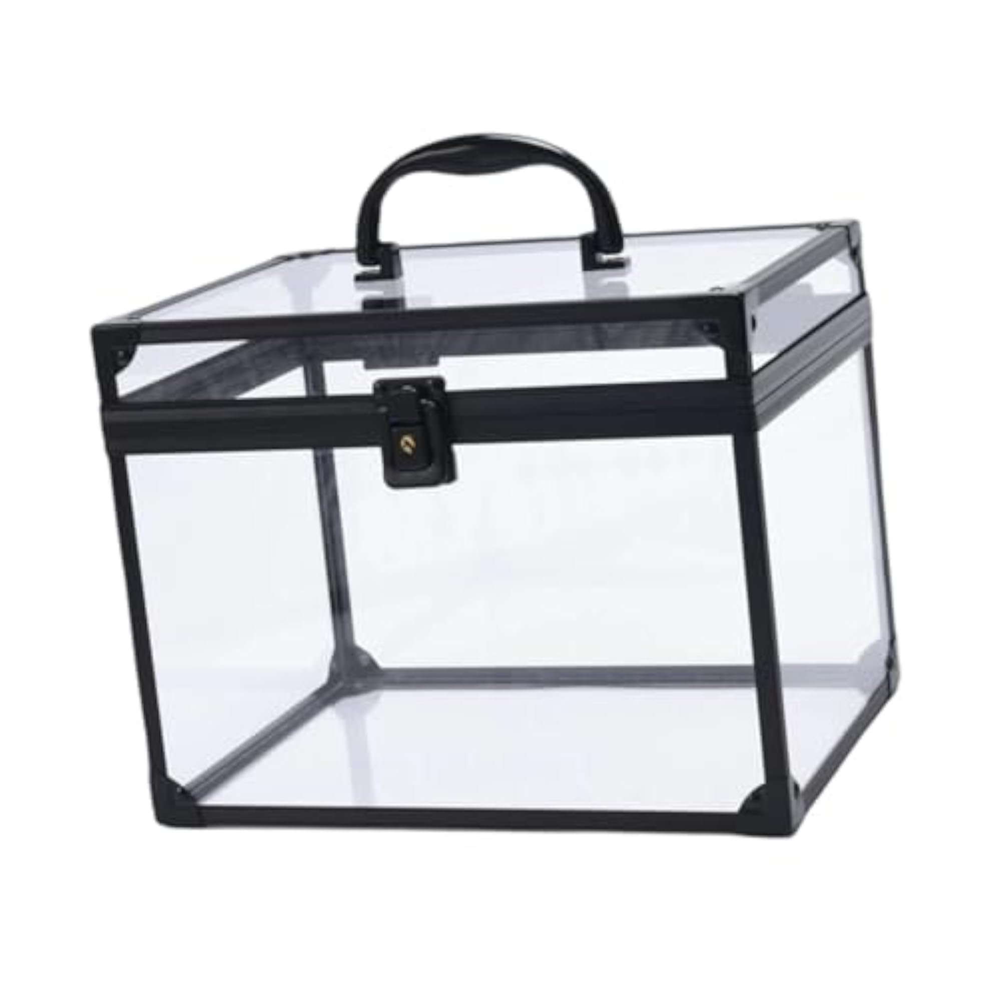 Acrylic Makeup Case Clear Crown Box