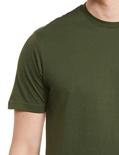 Image of Max Men's Cotton Regular Fit Half Sleeves Crew Neck Solid Lounge T-Shirt